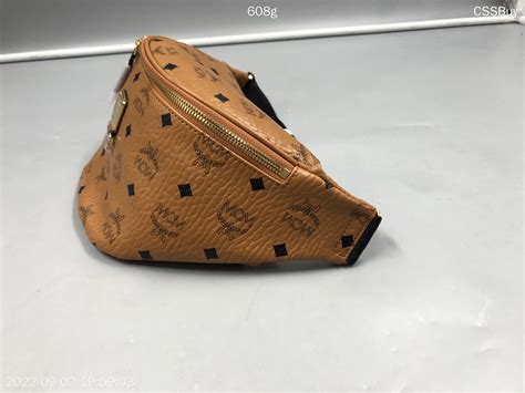mcm fanny pack fake